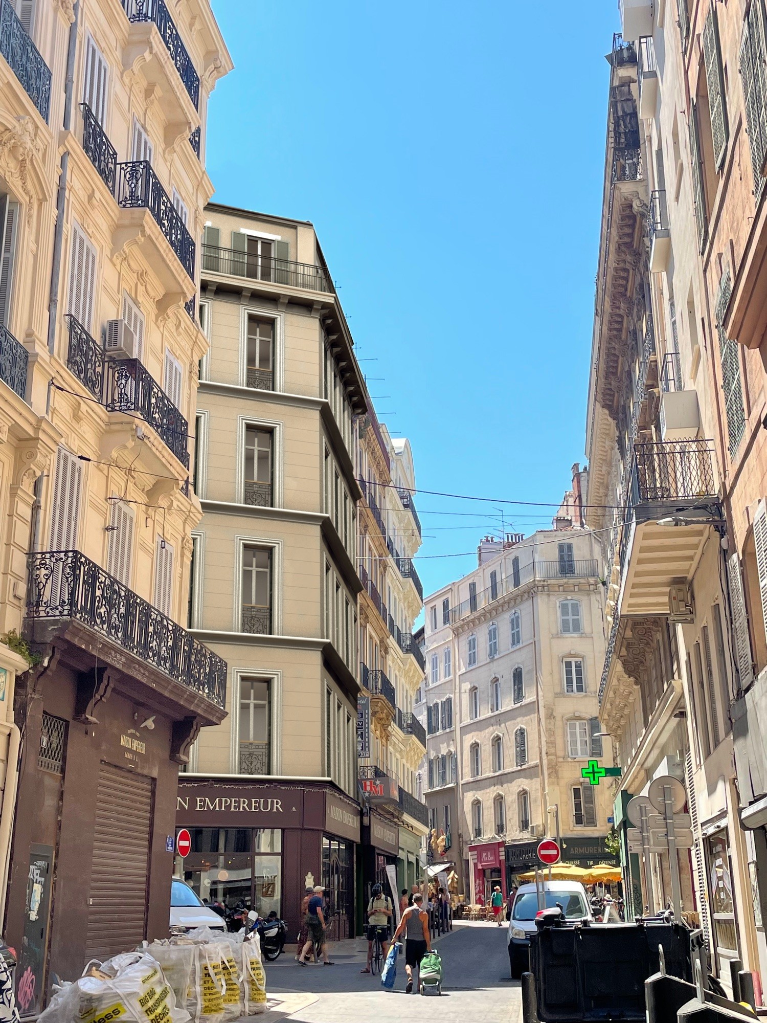Insertion du projet dans la rue