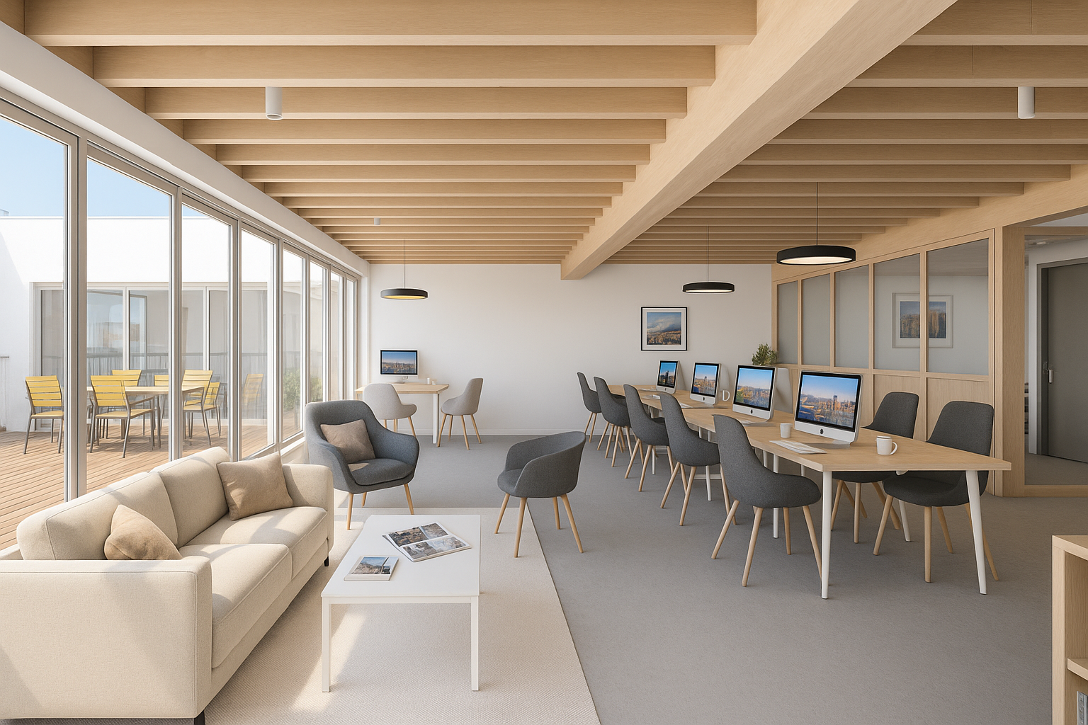 Réhabilitation et surélévation d'un immeuble de bureau à Paris 17e – photo 4
