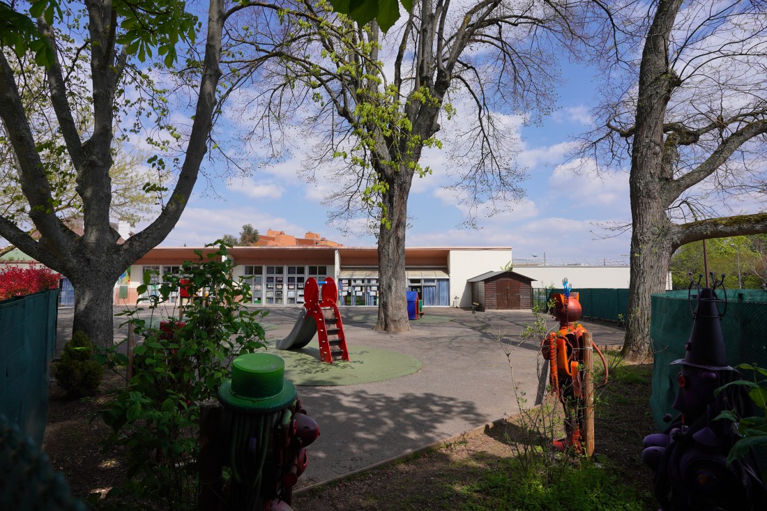 Cour Oasis de l'école maternelle Charles Perrault - Viry-Chatillon