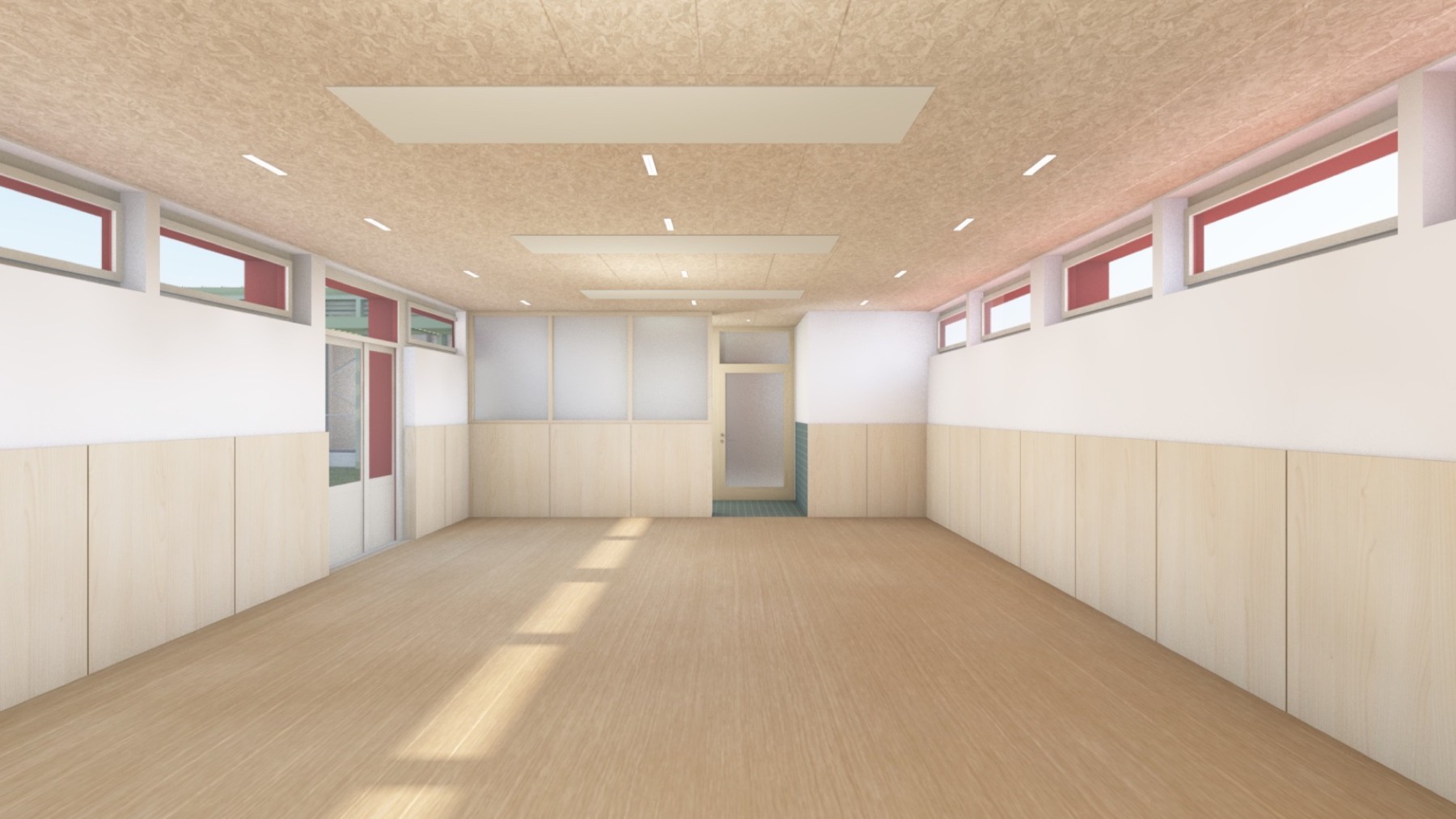 Le dojo dans l'ancienne bibliothèque