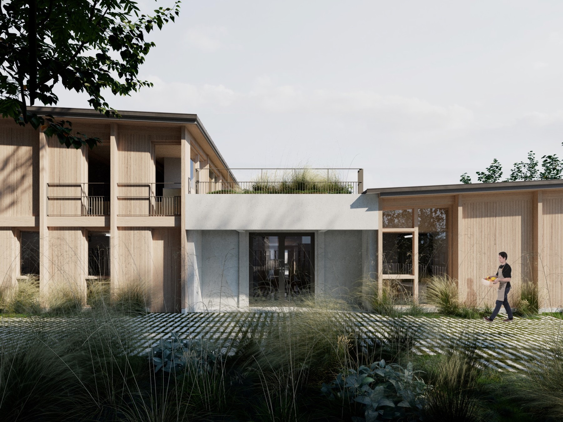 Façade sur jardin