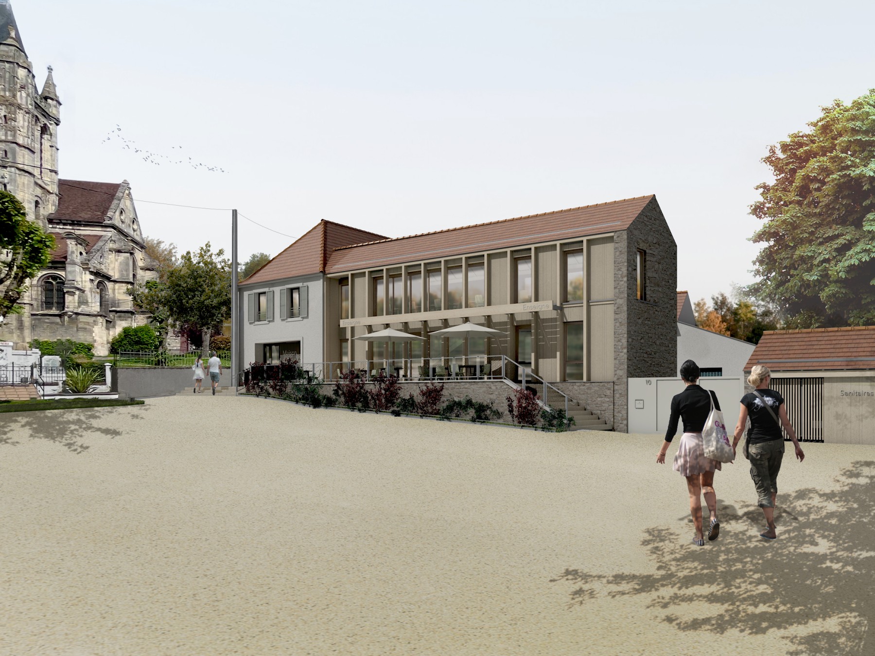 Espace hybride du Vieux Pays