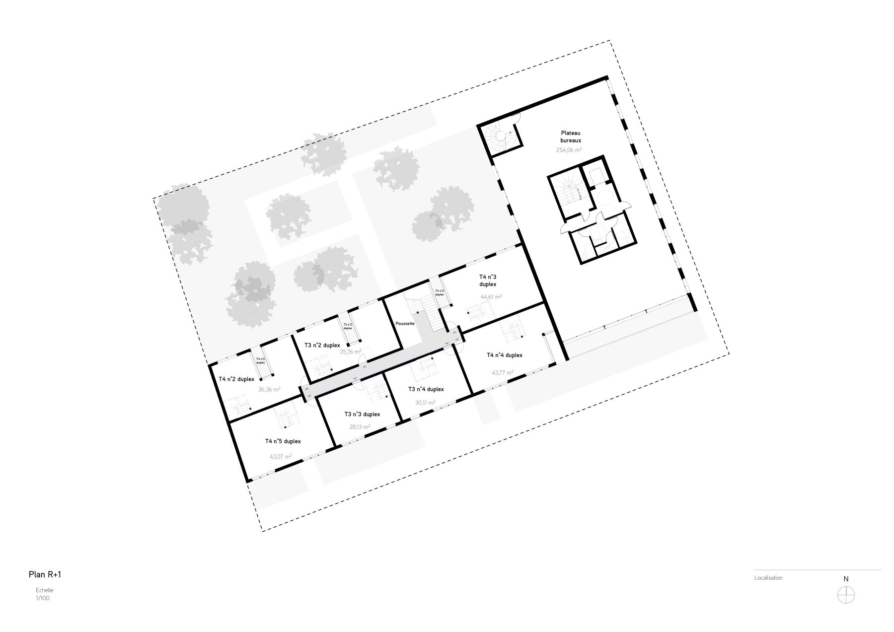 10 logements et bureaux à Montevrain