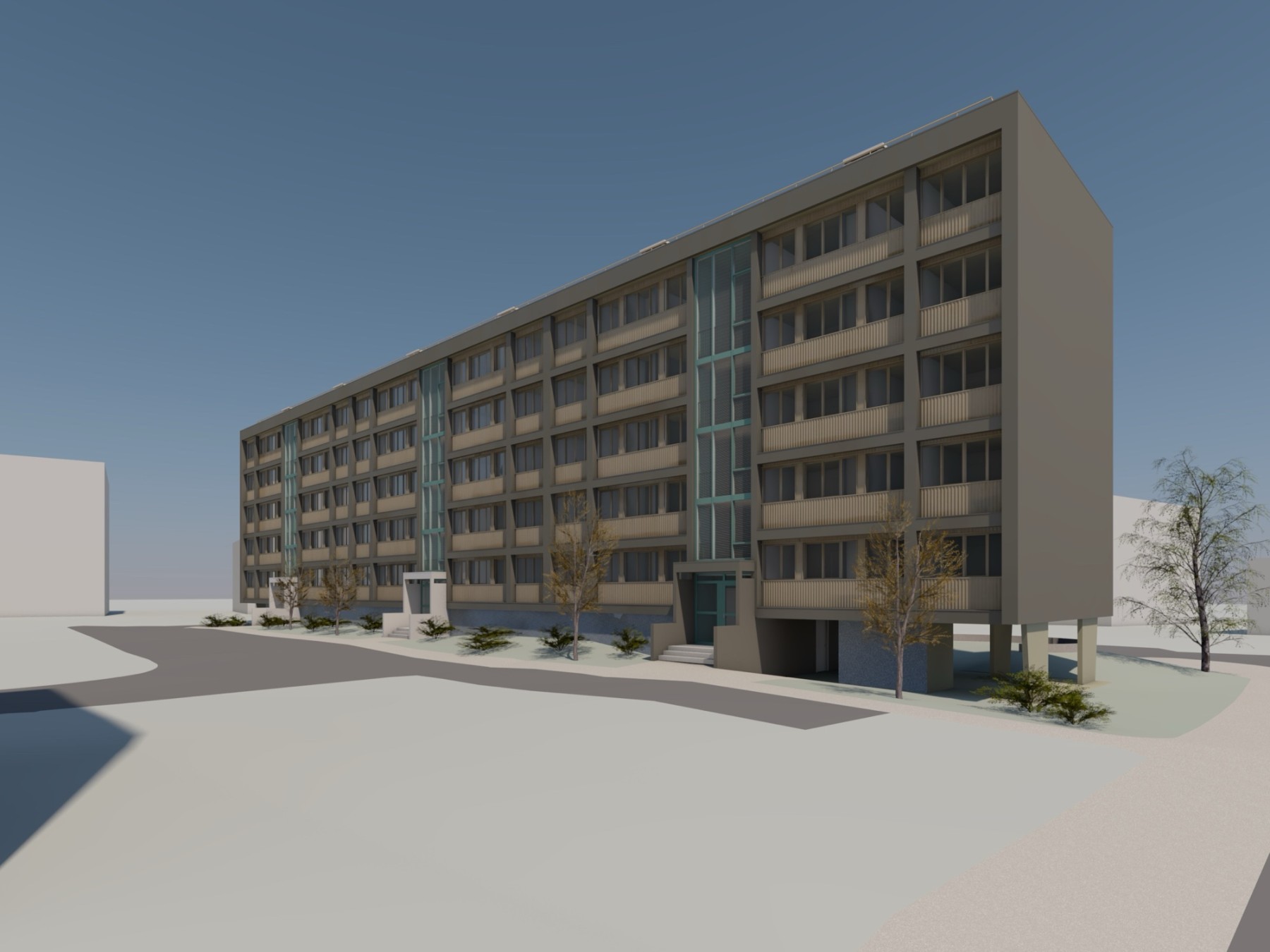 Façade nord, variante 2