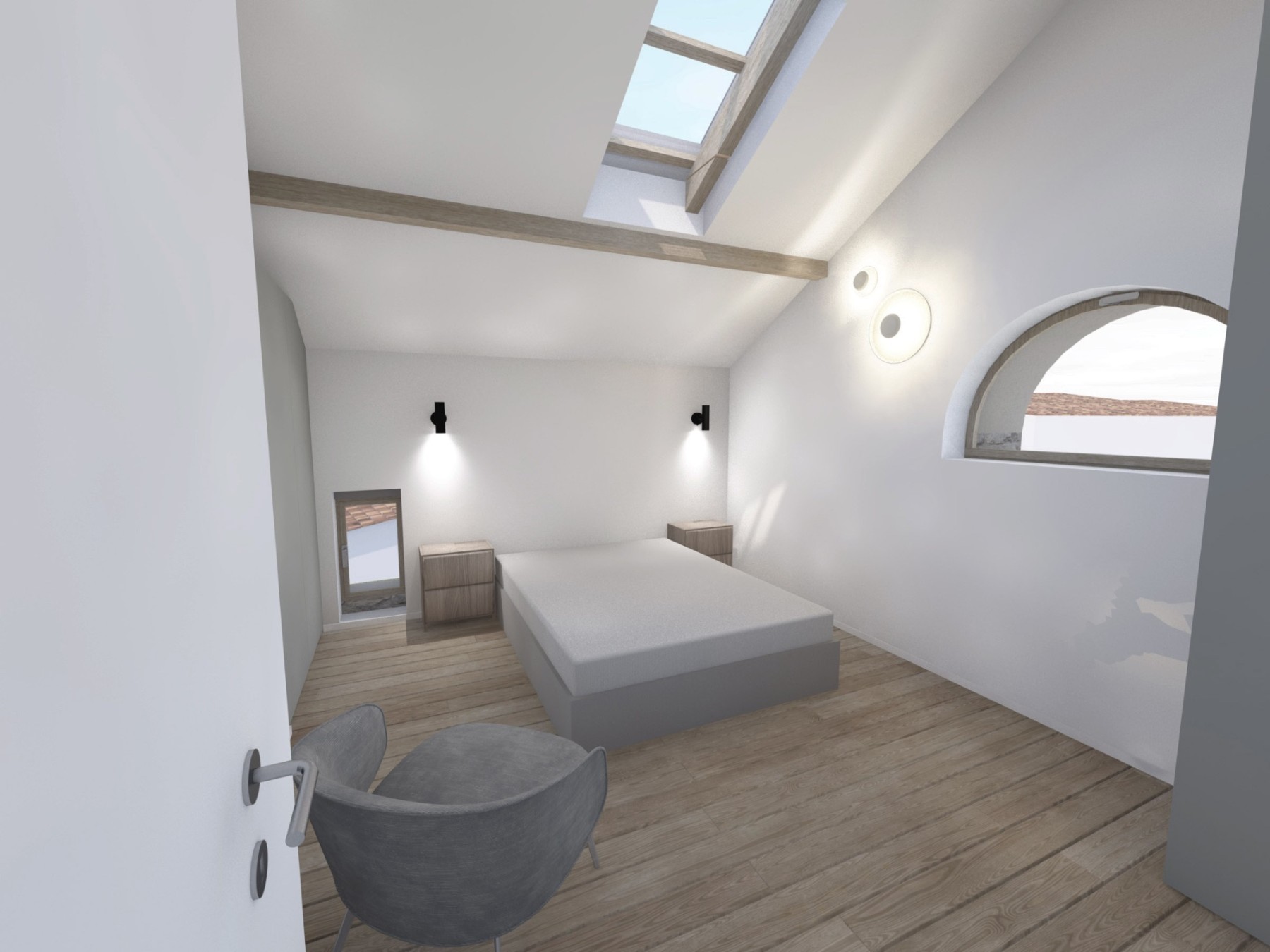 Une chambre sous combles