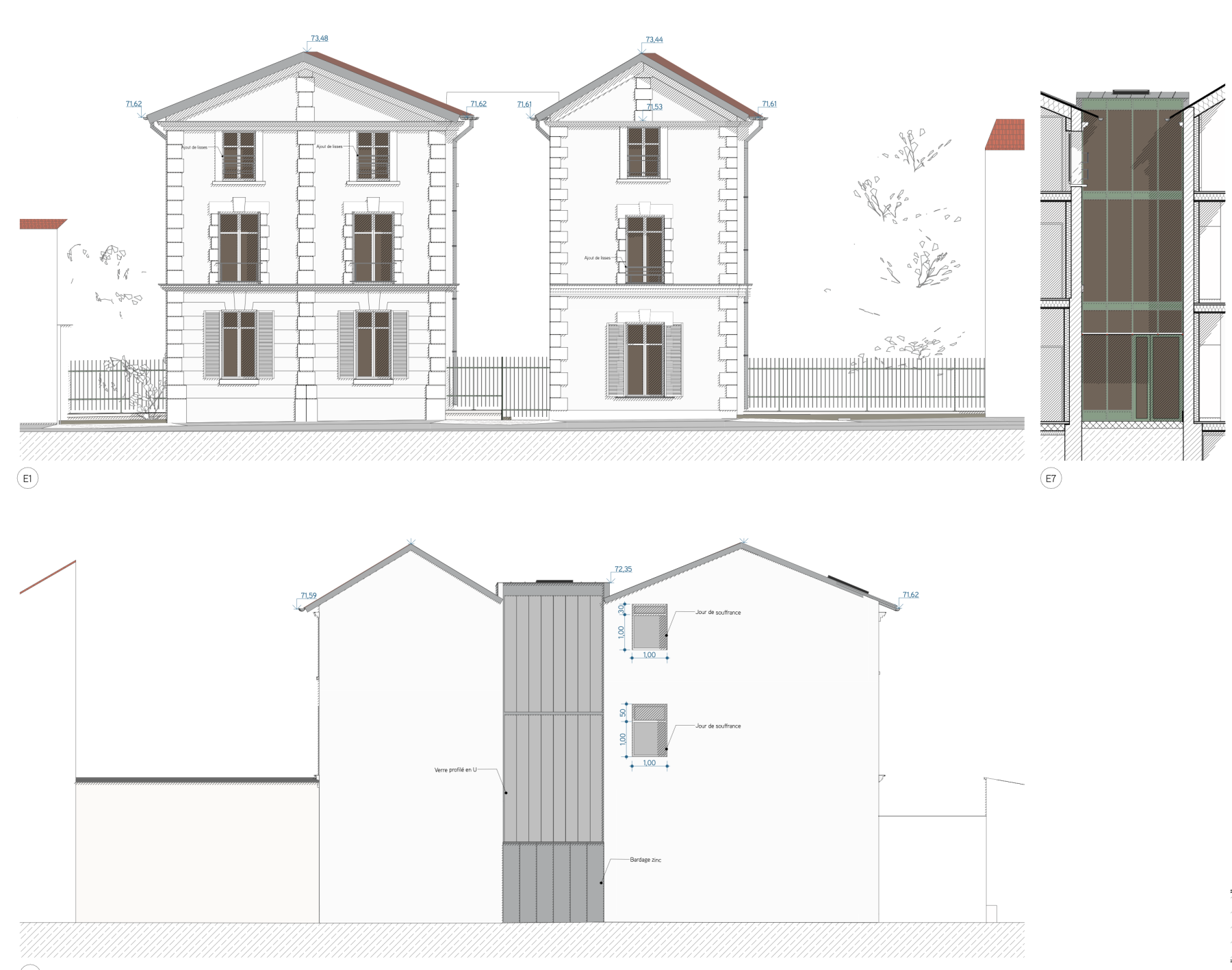 8 logements collectifs à Montreuil – dessin 3