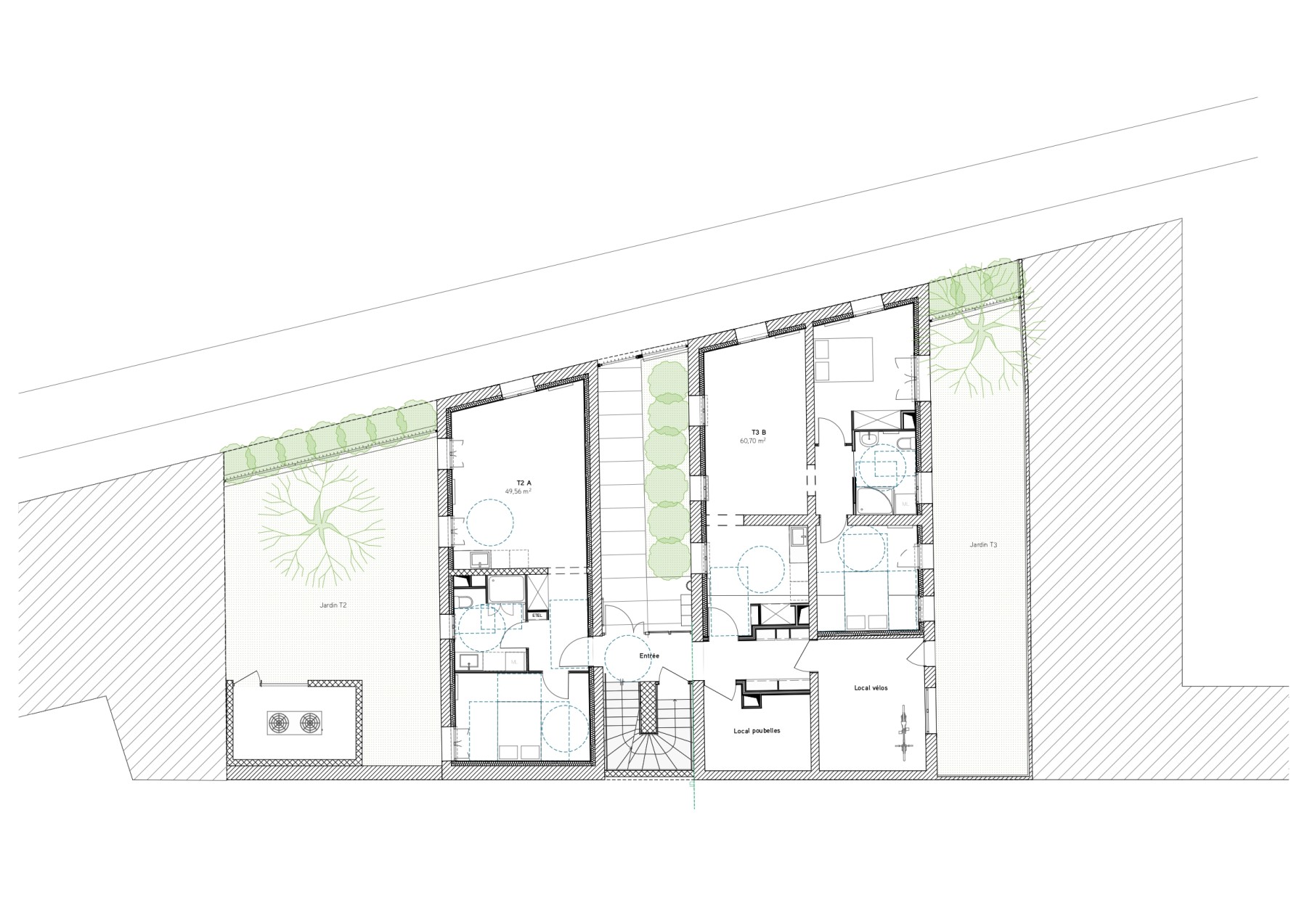 8 logements collectifs à Montreuil – dessin 1