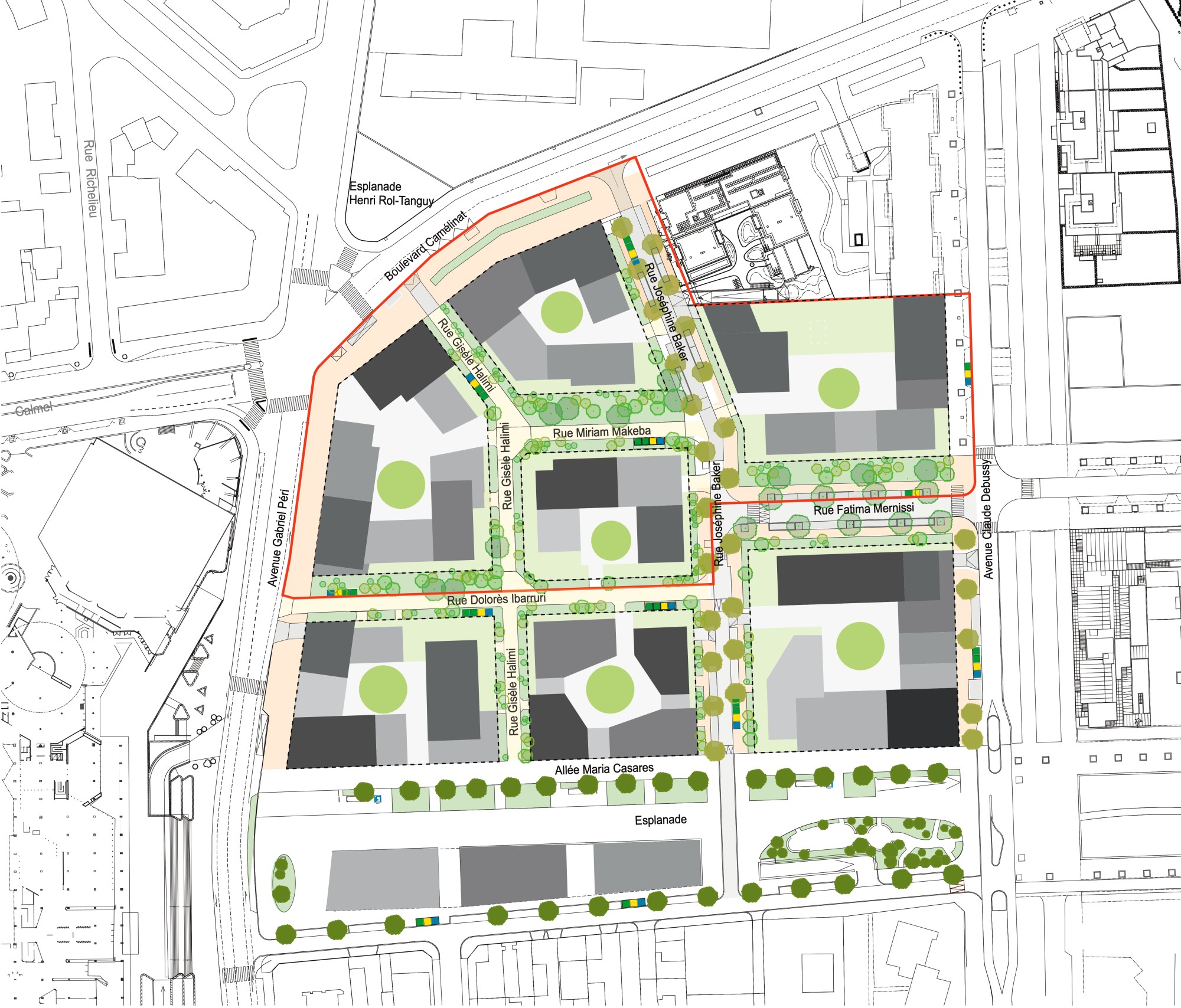 Aménagement urbain de la ZAC Centre-Ville - Phase 2 - Gennevilliers