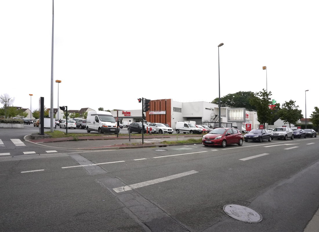 &Eacute;tude urbaine sur le site auchan